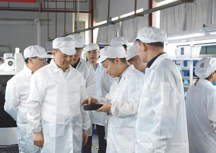 萍乡市委书记陈敏率队到J9国际站考察